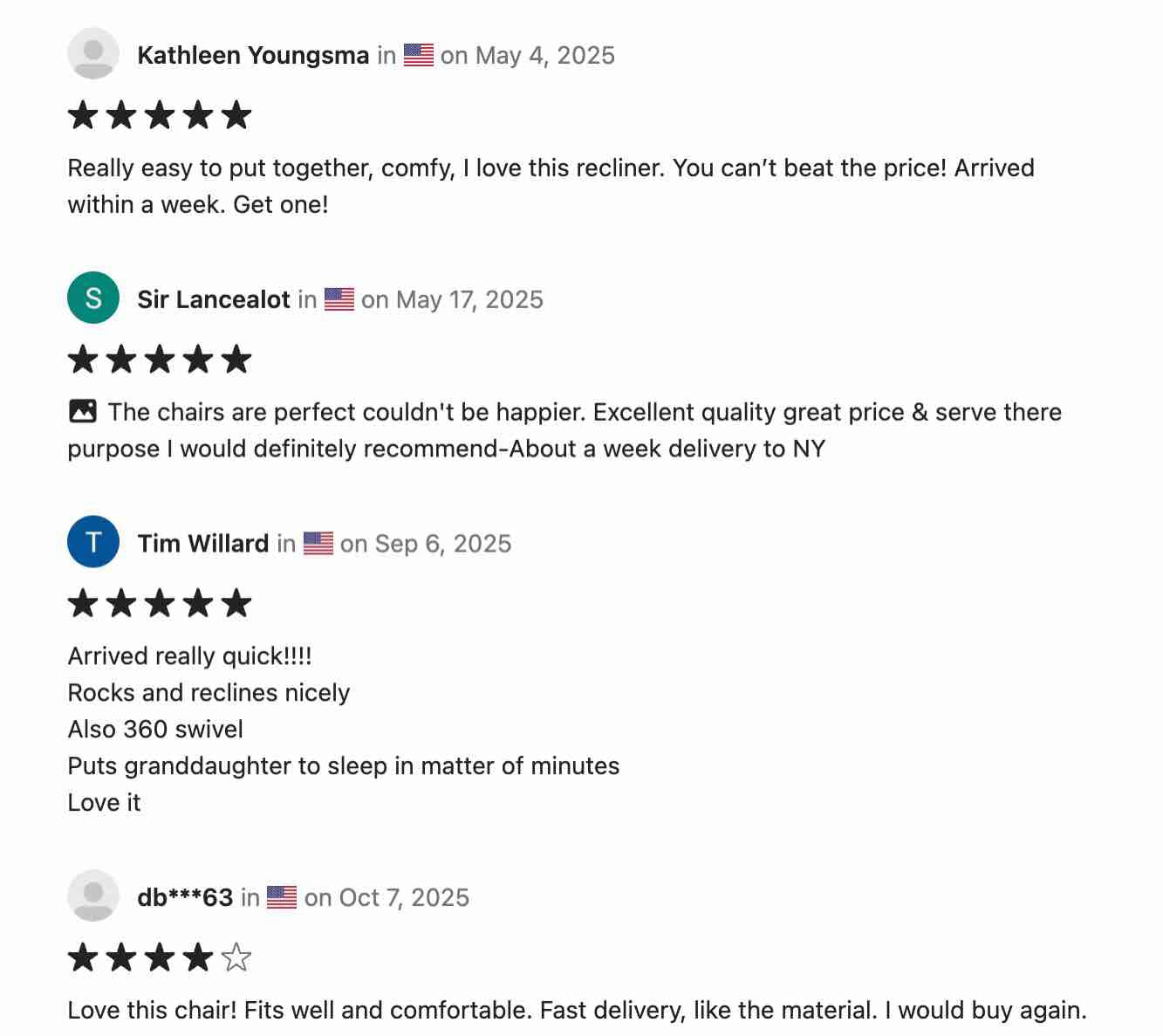 Small Space, Rocking & 360 degree Swivel Recliner with Pocket - Comfortable Upgrade