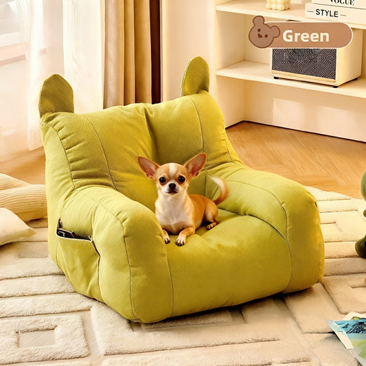 Pet Sofa - Comfortable, Soft & Breathable Cat Bed and House, Cozy Sleeping Basket for Small Dogs and Cats of All Sizes, All-Season Use, Modern Stylish Cat Furniture and Perch for Ultimate Comfort